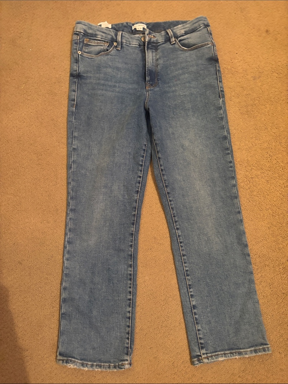 Good American Mid Blue High-Rise Jeans